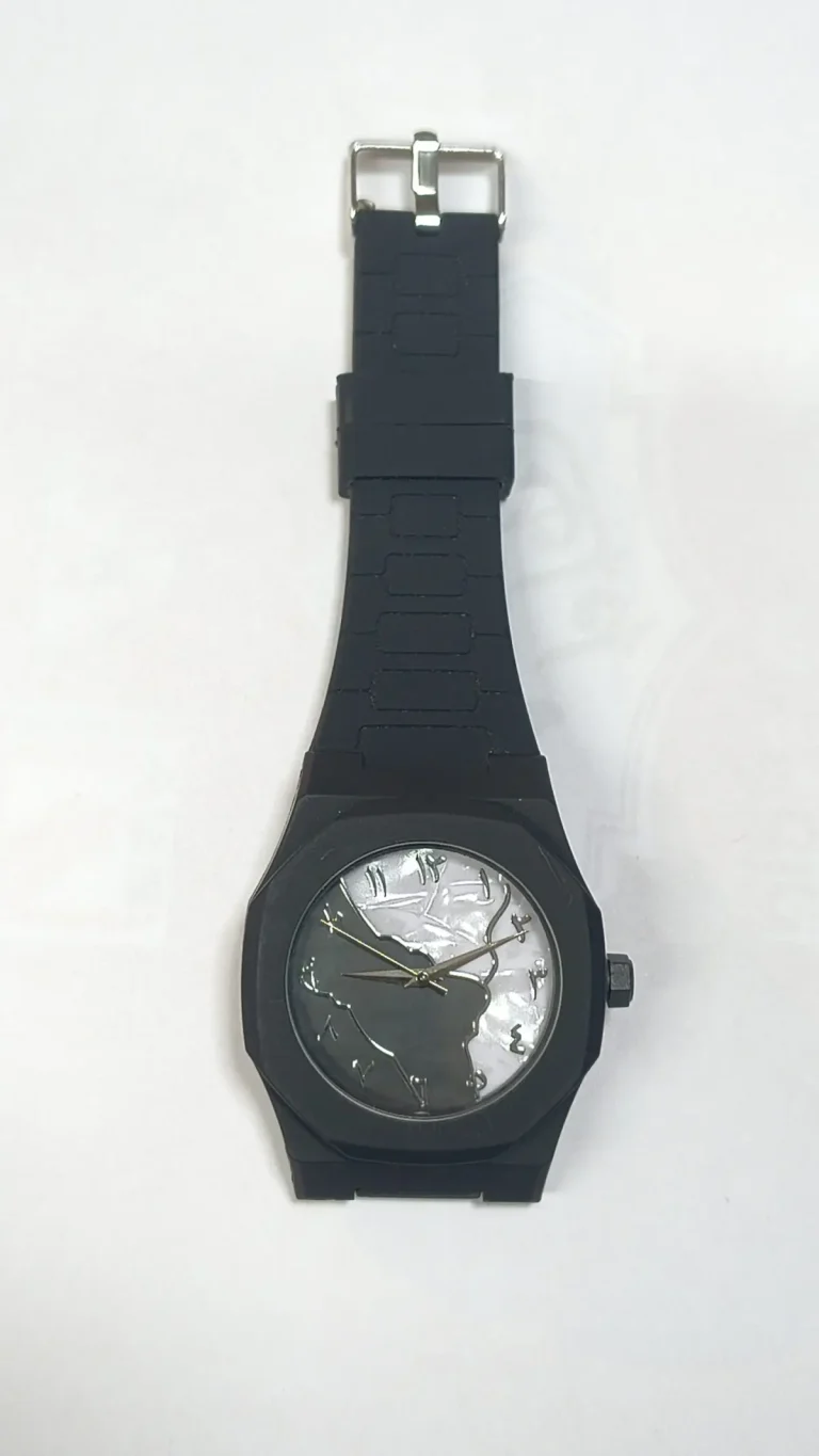 Arabian Watch with Rubber Belt - ব্ল্যাক অক্টাগোনাল স্পোর্টস ওয়্যাচ | Bazar Cai | বাজার চাই | Bazar Chai | Best Deal
