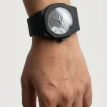 Arabian Watch with Rubber Belt - ব্ল্যাক অক্টাগোনাল স্পোর্টস ওয়্যাচ | Bazar Cai | বাজার চাই | Bazar Chai | Best Deal