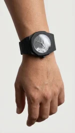 Arabian Watch with Rubber Belt - ব্ল্যাক অক্টাগোনাল স্পোর্টস ওয়্যাচ | Bazar Cai | বাজার চাই | Bazar Chai | Best Deal