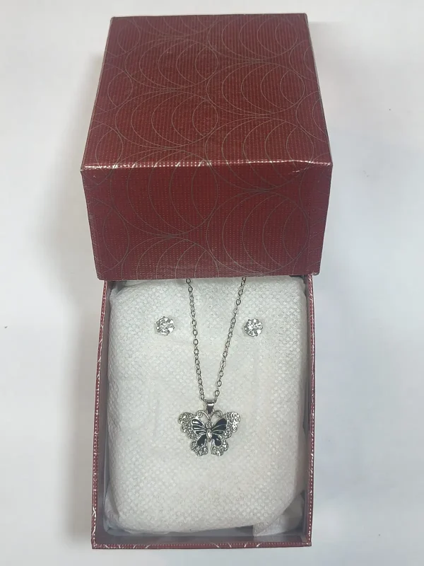 Butterfly Crystal Necklace Set | Bazar Cai | বাজার চাই | Bazar Chai | Best Deal