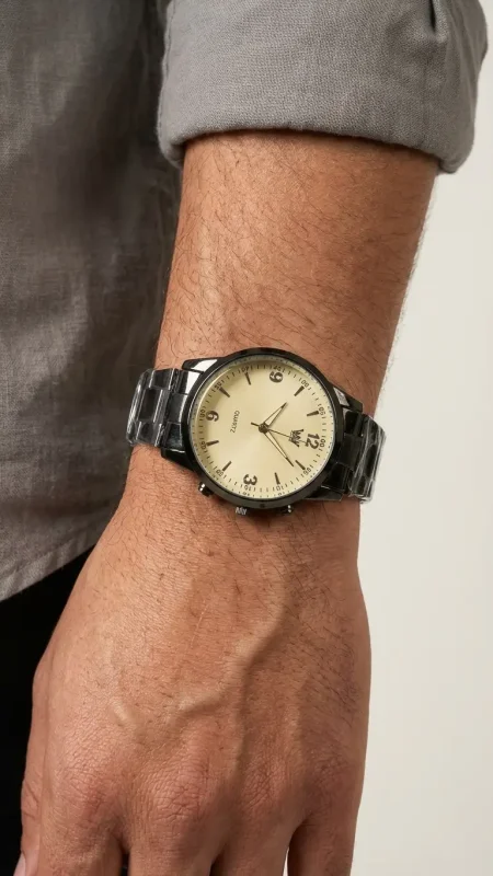 Classic Quartz Watch with Date - ক্লাসিক কোয়ার্টজ ডেট ওয়্যাচ | Bazar Cai | বাজার চাই | Bazar Chai | Best Deal