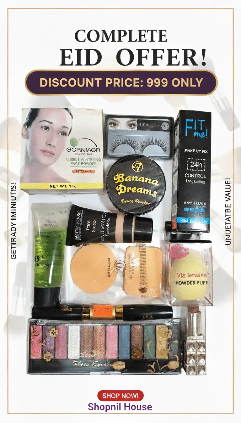 Complete Eid Makeup Package - 10+ Premium Products at BDT 999 Only | Bazar Cai | বাজার চাই | Bazar Chai | Best Deal