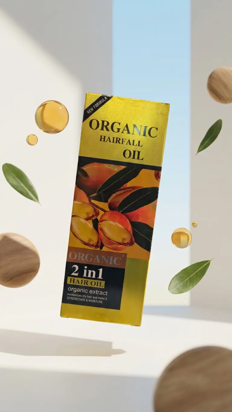 Organic Hairfall Oil 2 in 1 - Organic Extract for Strengthen & Moisture | Bazar Cai | বাজার চাই | Bazar Chai | Best Deal Organic Hairfall Oil 2 in 1 - Organic Extract for Strengthen & Moisture | Bazar Cai | বাজার চাই | Bazar Chai | Best Deal