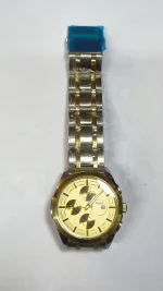 Tissot Chronograph Two-Tone Watch - টিসোট ক্রোনোগ্রাফ টু-টোন ওয়্যাচ | Bazar Cai | বাজার চাই | Bazar Chai | Best Deal