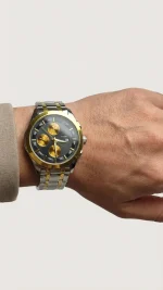 Tissot Chronograph Two-Tone Watch - টিসোট ক্রোনোগ্রাফ টু-টোন ওয়্যাচ | Bazar Cai | বাজার চাই | Bazar Chai | Best Deal
