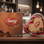 Sunny Eclair Chocolate Gift Box & Heart-Shaped Container