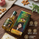 ইউনিক অর্গানিক হারবাল হেয়ার ওয়েল — সিল্কি ও মজবুত চুলের জন্য