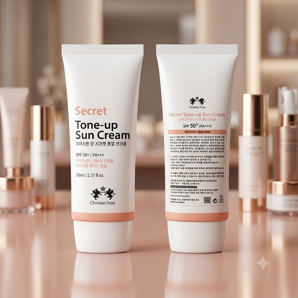IMG-20260909-WA0002 Christian Dean Secret Tone-Up Sun Cream SPF 50+ PA+++ – 70ml - Image 1