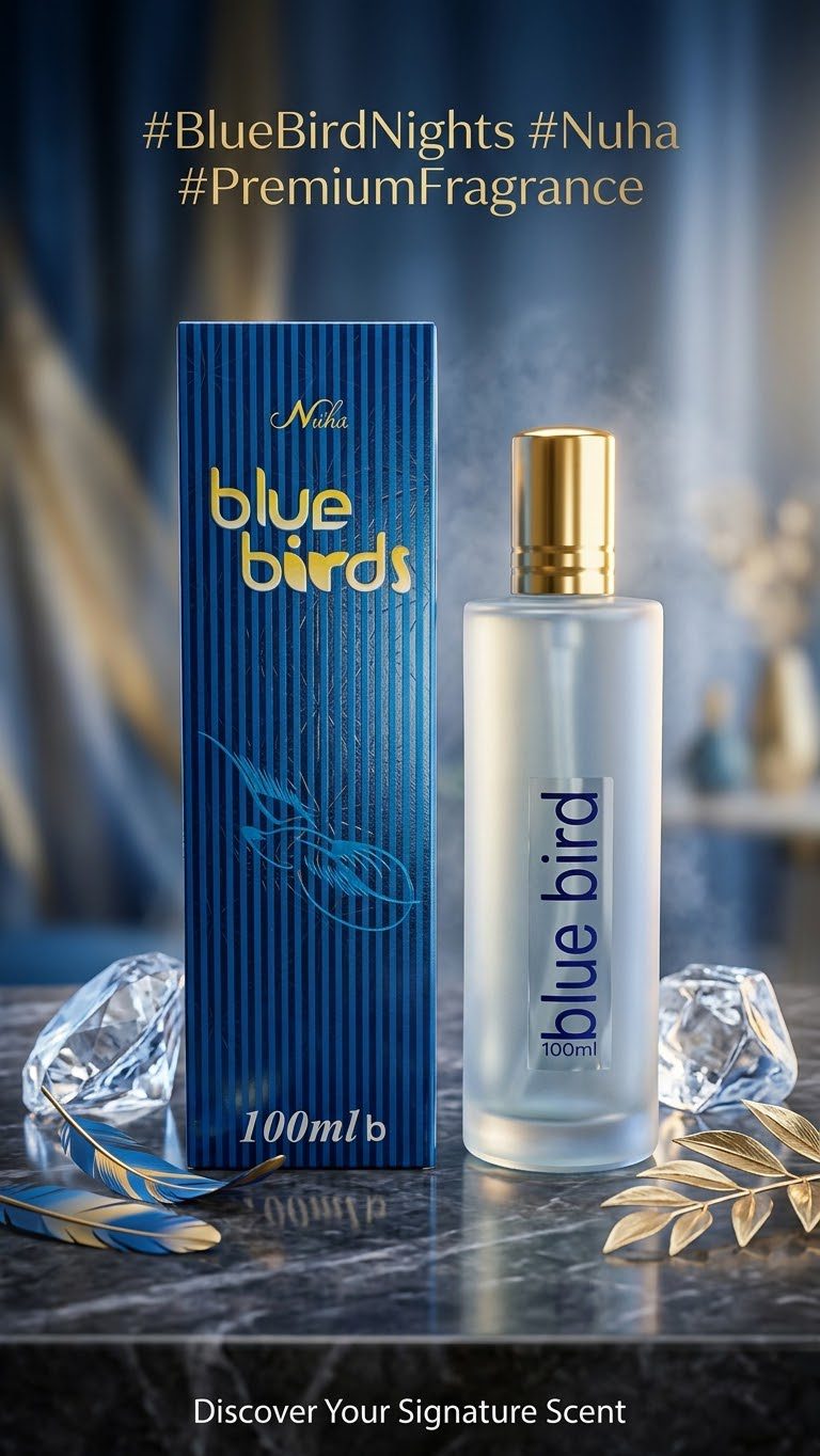 1791521316618 Nuha Blue Bird Eau De Parfum (100ml) – Discover Your Signature Scent - Image 1