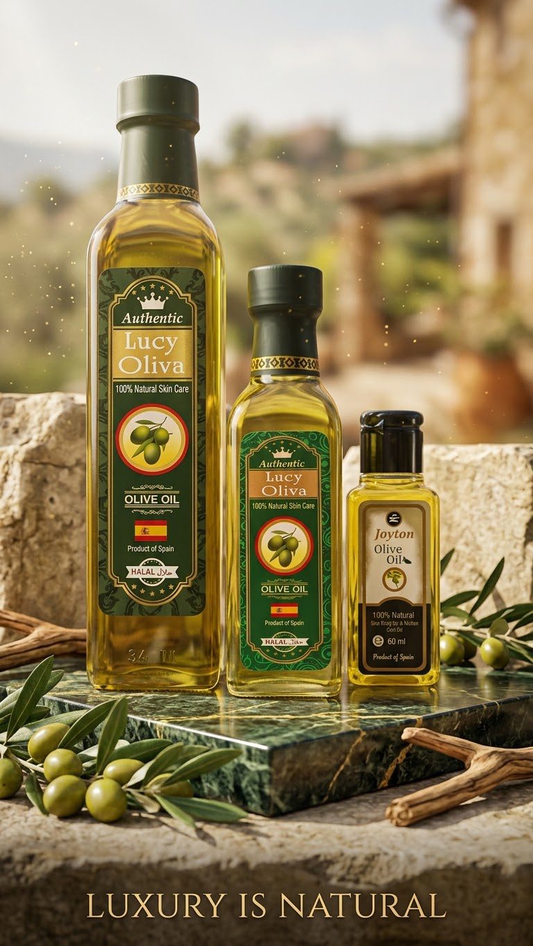 1791807599575 Lucy Oliva & Joyton 100% Natural Premium Skin Care Olive Oil (Product of Spain) - Image 1