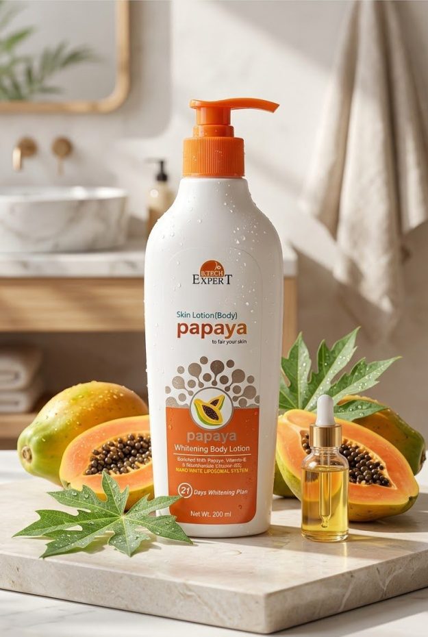 cropped-1791631969458.jpg B.Tech Expert Papaya Brightening Body Lotion with Vitamin E & B3 - Image 1